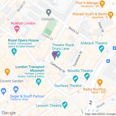 Theatre Royal Drury Lane - Beliggenhed