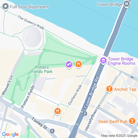 The Bridge Theatre - Beliggenhed