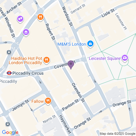 Prince of Wales Theatre - Beliggenhed