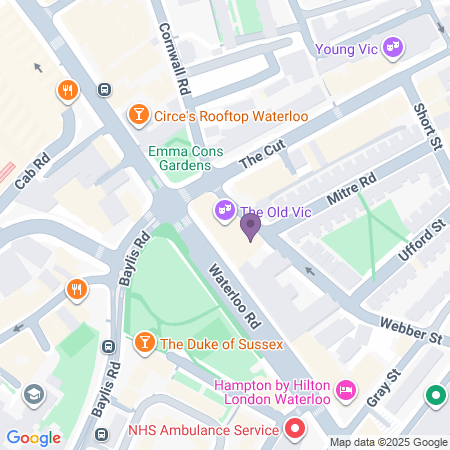 Old Vic Theatre - Beliggenhed