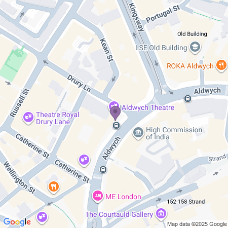 Aldwych Theatre - Beliggenhed