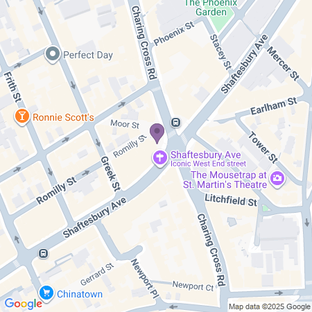 Palace Theatre - Beliggenhed