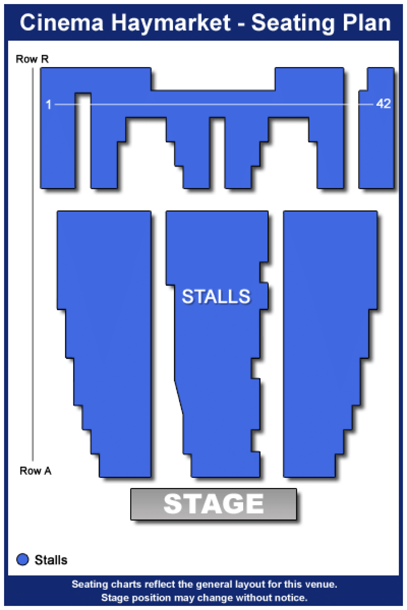 The Cinema, Haymarket Salsplan