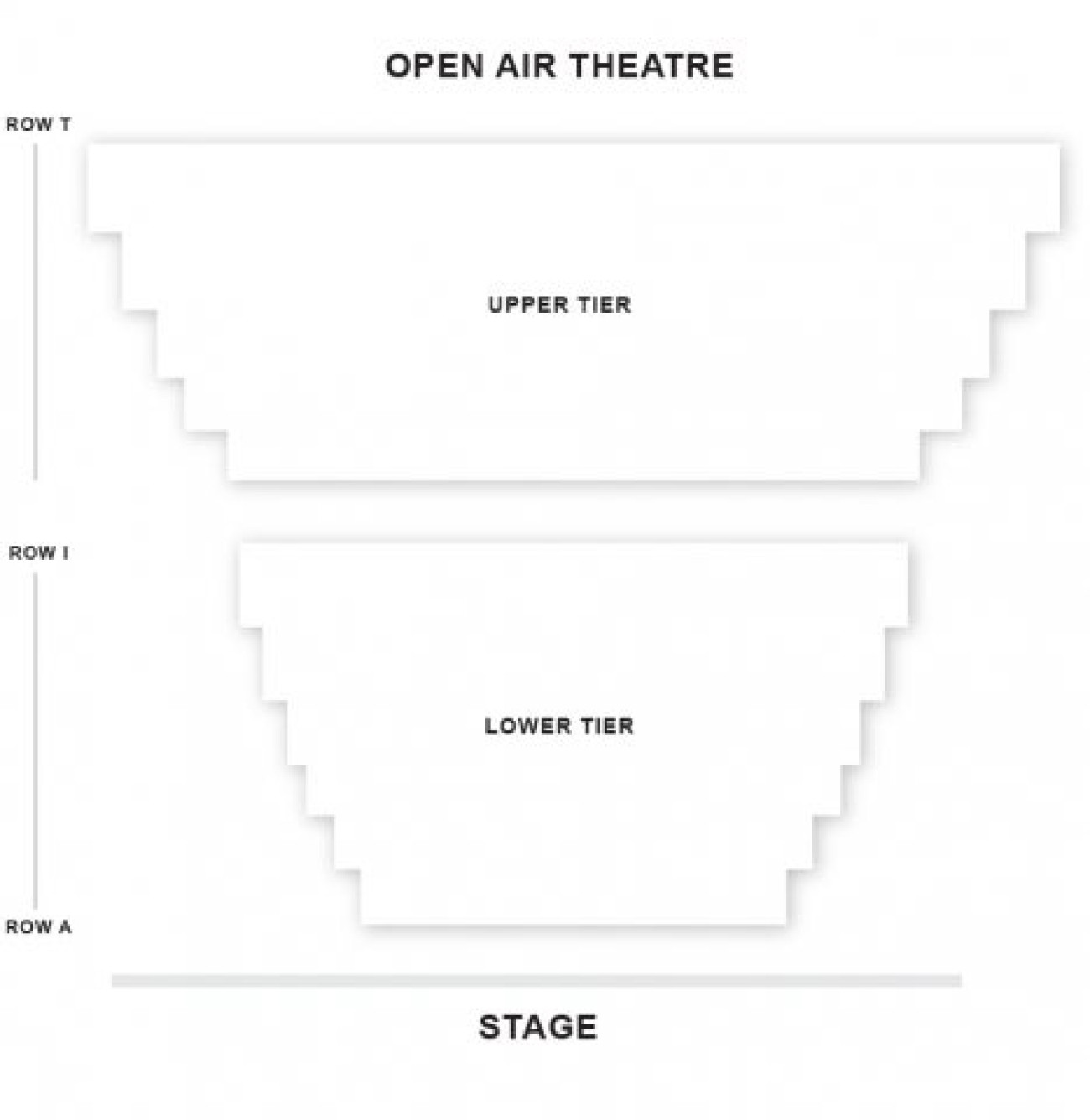 Regent's Park Open Air Theatre Salsplan