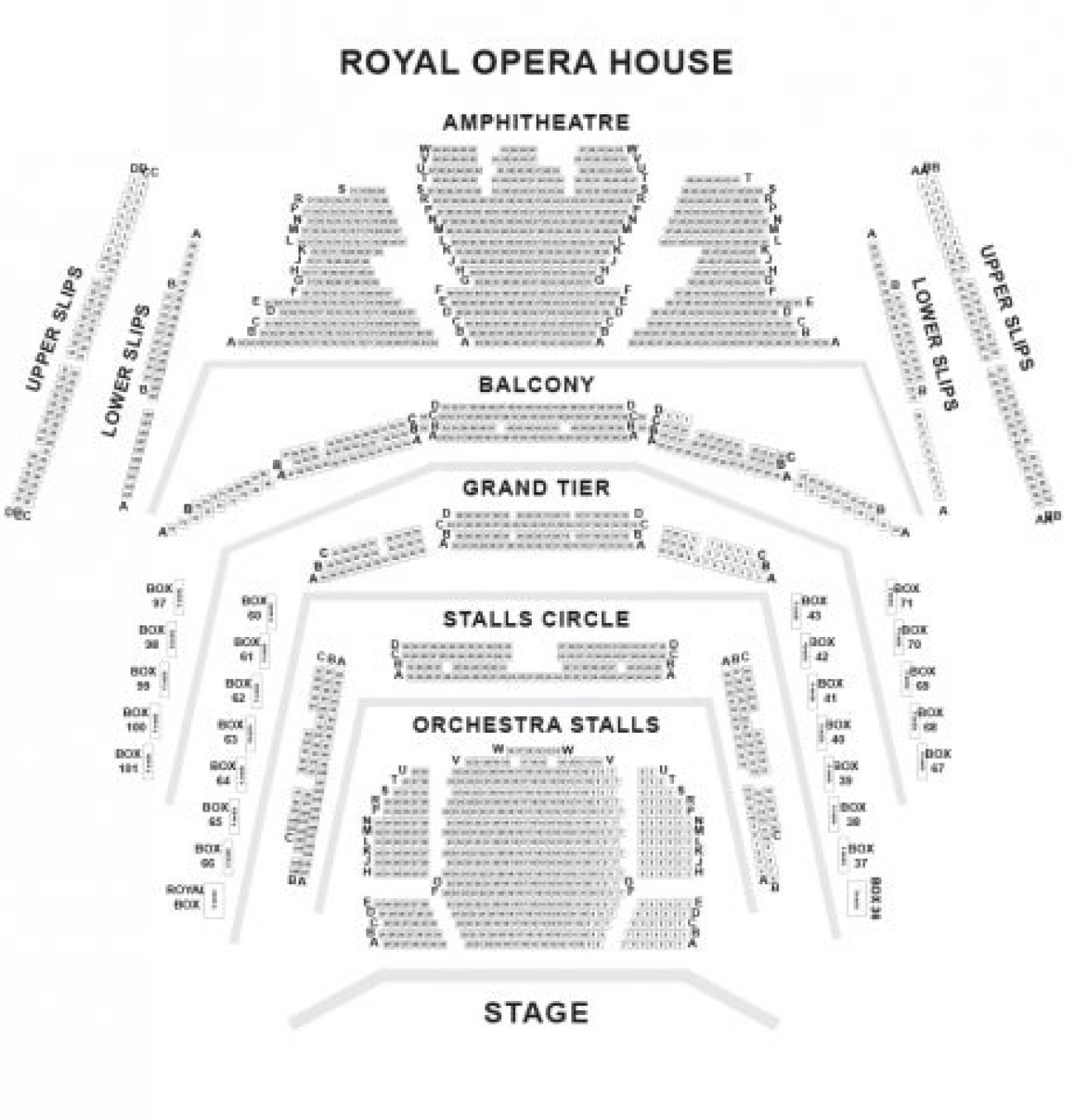 Royal Opera House Salsplan