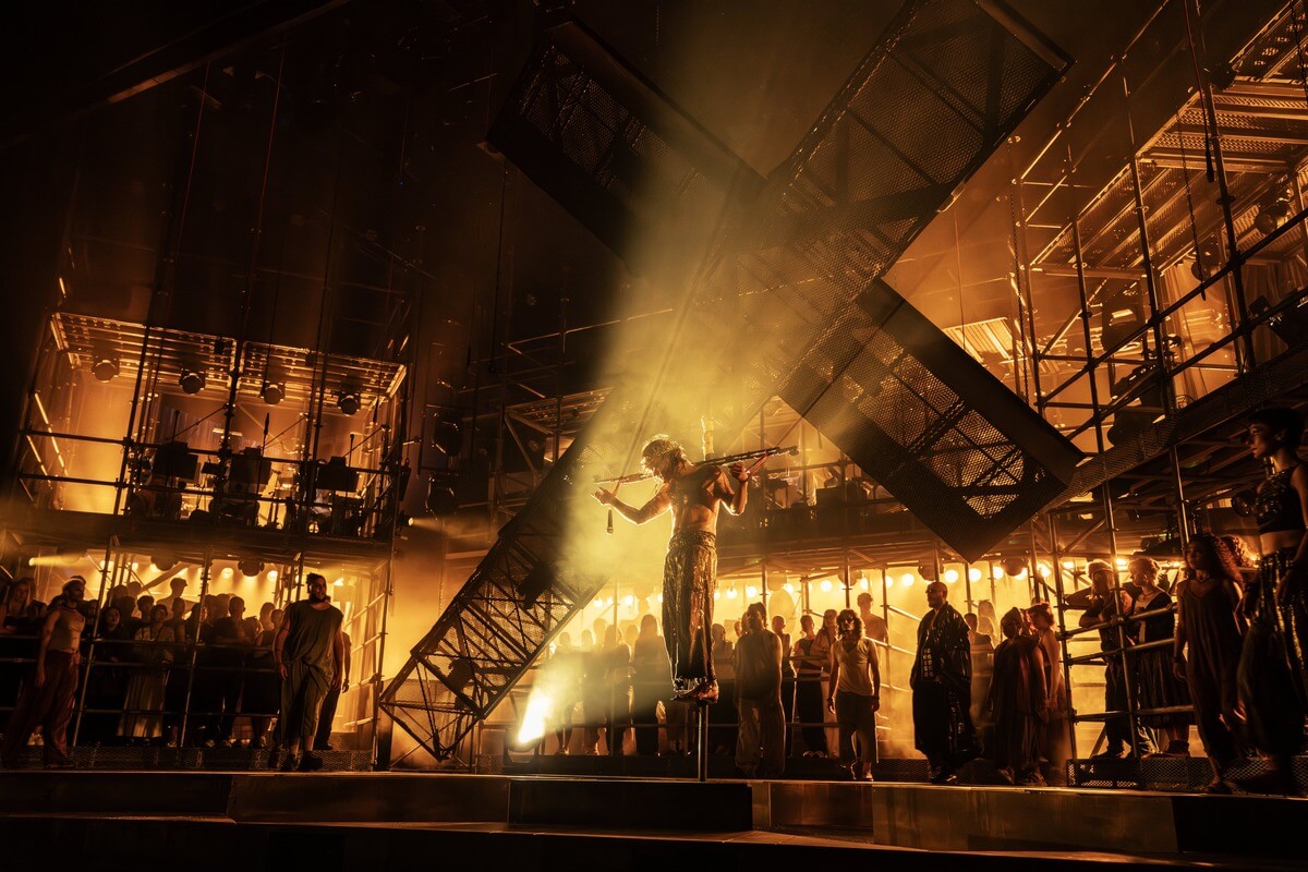 Sam Ryder i Jesus Christ Superstar på London Palladium. Foto: Johan Persson