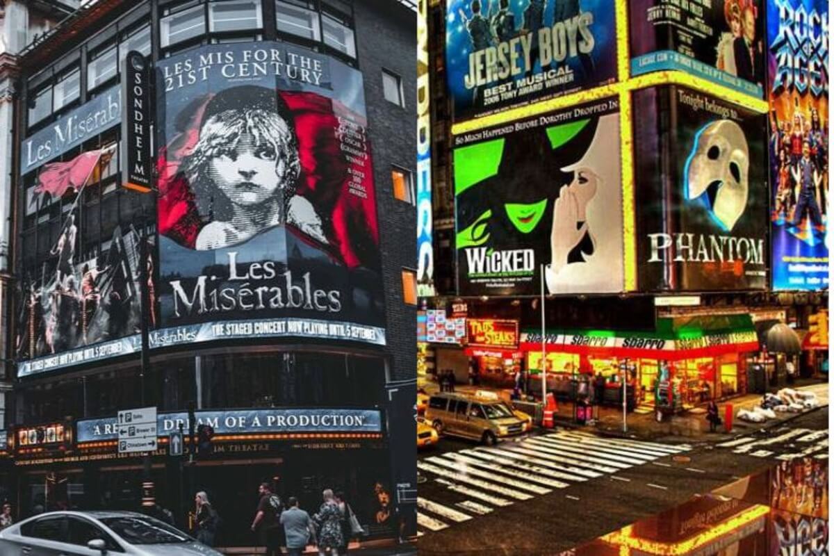 Hvad er forskellen på West End og Broadway?